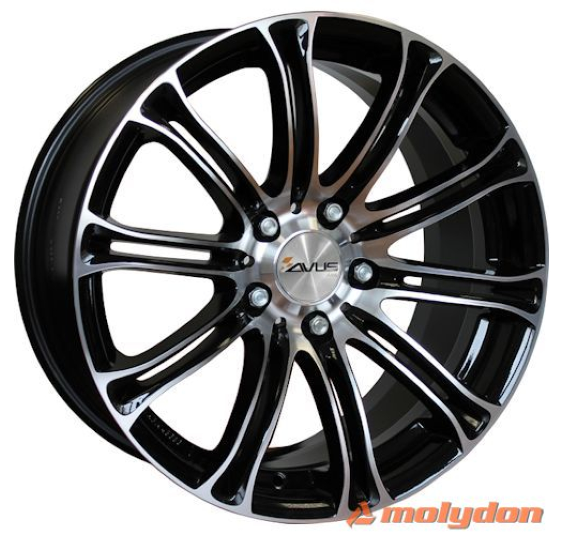 AC-MB1 8,5x 19 +34 5x120 AVUS 72,6 BLACK POLISHED